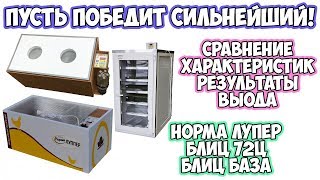 ОБЗОР НА ИНКУБАТОР НОРМА ЛУППЕР. СРАВНЕНИЕ С БЛИЦ 72Ц И БЛИЦ БАЗА