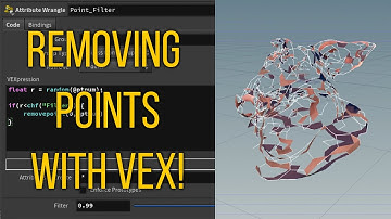 Houdini Quick Tip - Removing Points with VEX