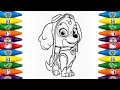 Fun Paw Patrol Drawing | Kids Easy Step by Step 🖍️🐾