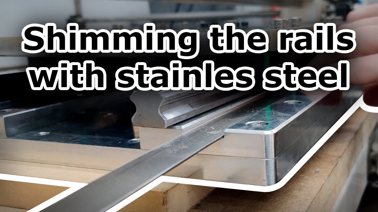 Shimming Rails with Stainless Steel - YouTube