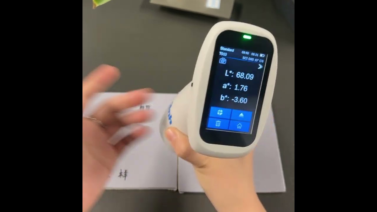 How to measure boards color difference with colorimeter