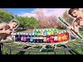 TRAMPOLINE VS EVERY SODA! *EXPLOSIONS*