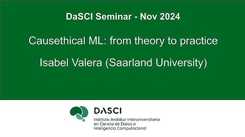 Causethical ML: from theory to practice - Isabel Valera