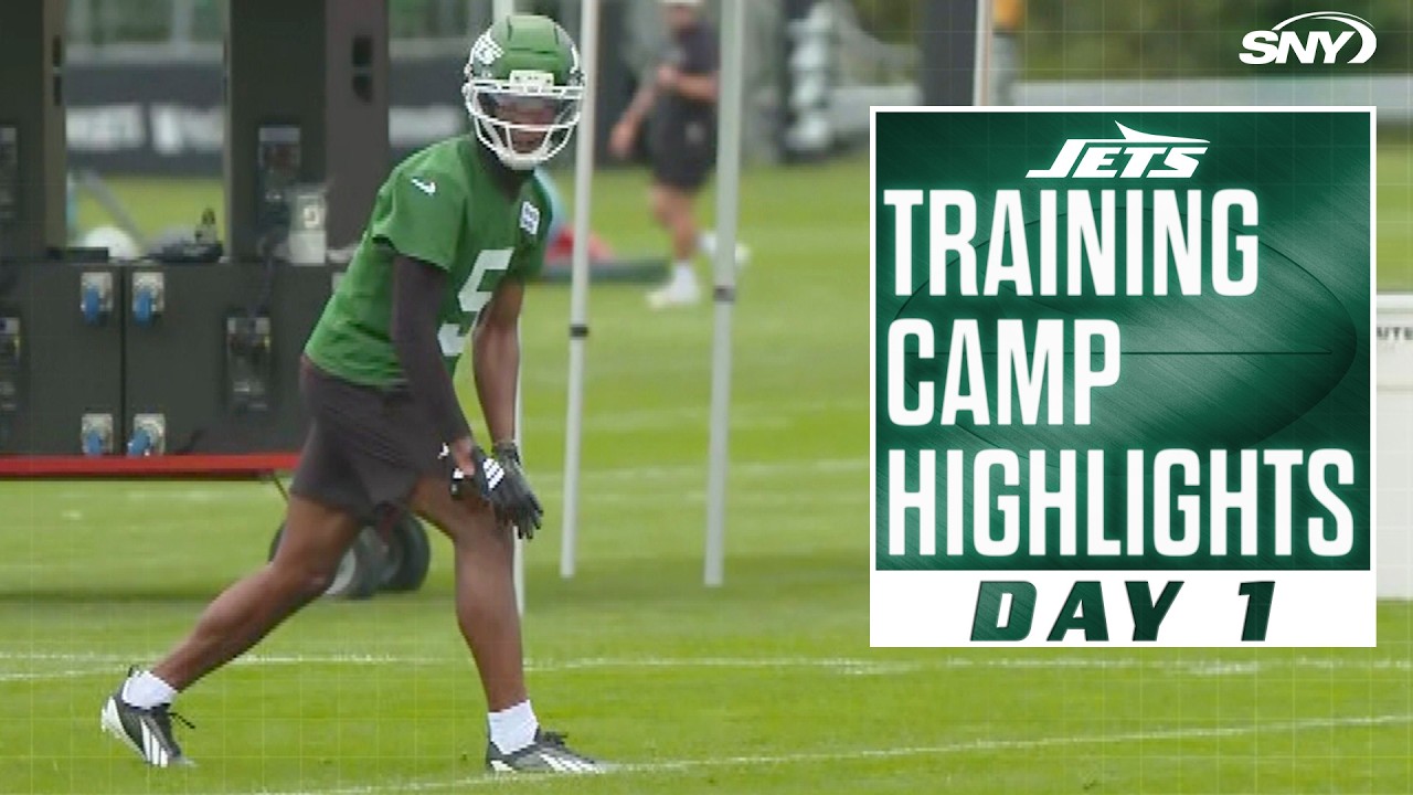 Garrett Wilson, Geno Smith and the Jets get to work on first day of training camp