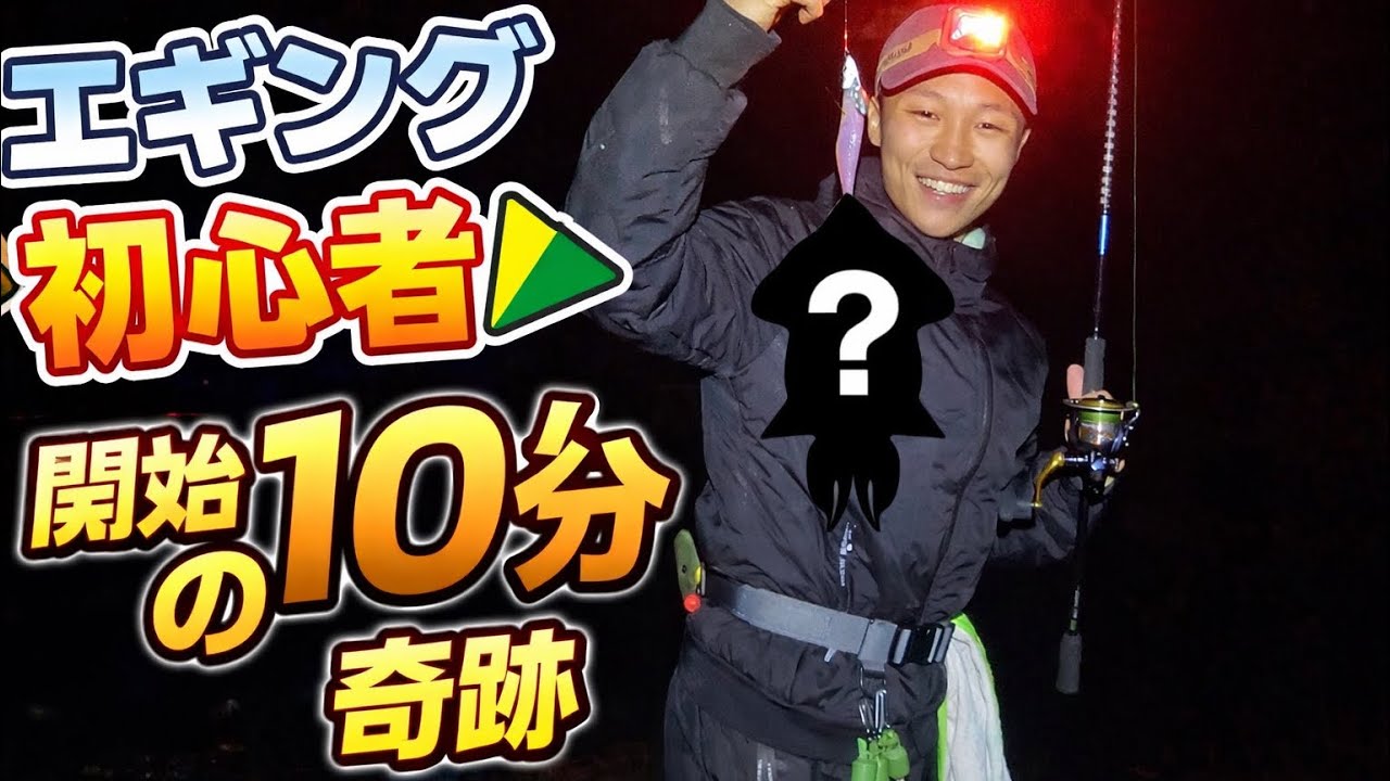エギング初心者が開始10分でヒット‼︎ 極寒のエギング　#エギング #エギング初心者 #釣り #長崎釣り 