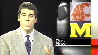 1997 WSU Football - ESPN Rose Bowl Coverage (12/31/97)
