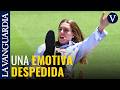 Alexia Putellas dice adiós al Barça en un acto en el Camp Nou