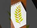 💖🎨💚👌💯Simple leaves painting using acrylic paints 🎨🎉💯👌 #shorts