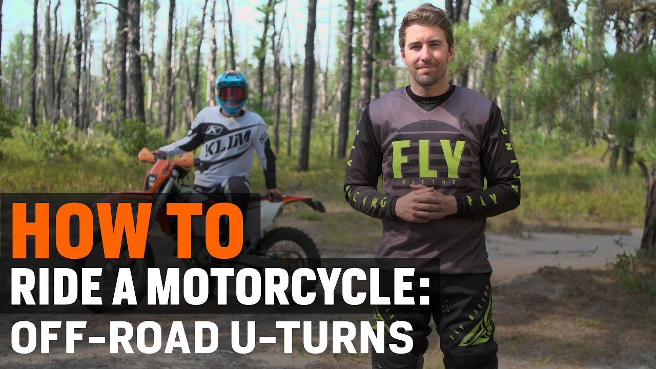 How To Ride A Motorcycle Offroad UTurns YouTube