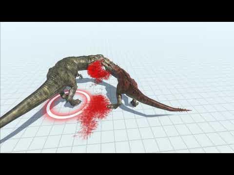 Trex vs Tarbosaurus - YouTube