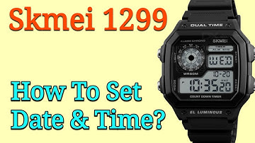 Skmei 1299 Digital Watch Time & Date Setting | How To Set Skmei 1299