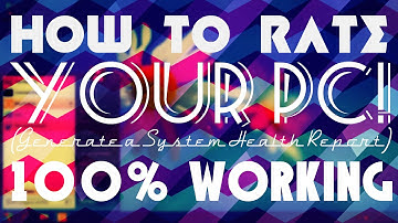 How to Generate a System Health Report of your PC!