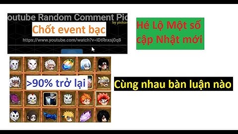 Hé Lộ Vật Phẩm mới bản cập nhật sắp đến có gì và chốt event bạc | Làng Lá Phiêu Lưu Ký - HTC game