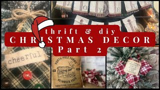 More Country | Primitive Christmas Ornaments and Christmas Decor using Drop Cloth