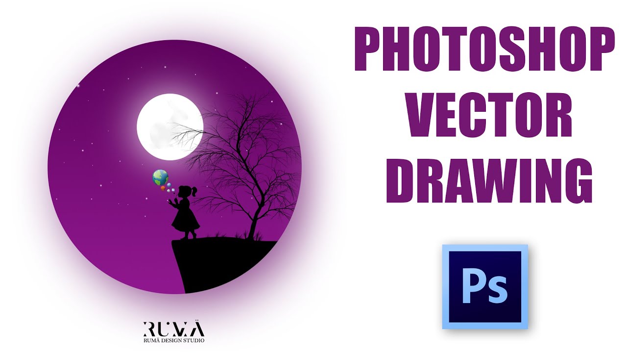Vector Drawing_Photoshop Tutorial - YouTube