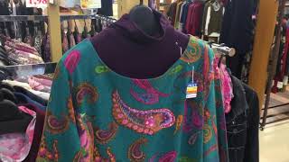 軽くてあったか、エプロン代わりに重ね着してね！　婦人服　グレース　足利