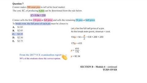 FM VCAA 2017 Exam 1 Module 4 Graphs and relations - Solutions