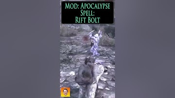 Checkout the RIFT BOLT spell from the Skyrim Spell Mod APOCALYPSE! #shorts