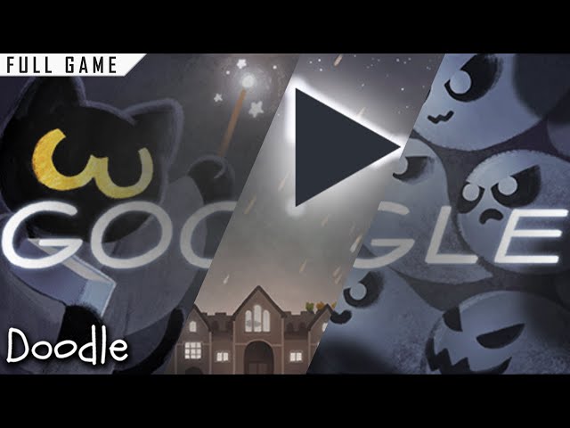 Google's 2016 Halloween ghost-busting doodle is the cat's meow — and w