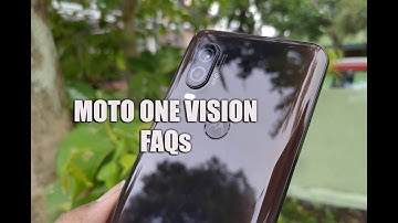 Moto One Vision FAQs- Sensors, Gorilla Glass, LED Notification, Camera 2 API, Fast Charging & more