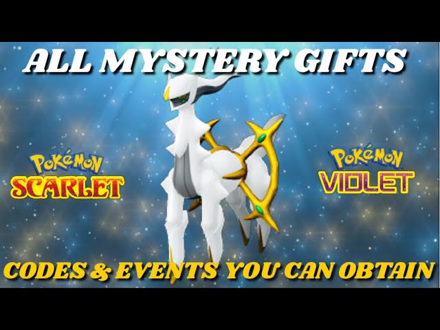 NEW MYSTERY GIFT CODE #2 IN POKEMON SCARLET AND VIOLET! 