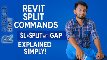 Revit Split Command Explained: SL & Split with Gap | Lesson 05-07  | #RevitTips