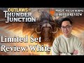 Outlaws of thunder junction limited set review white  magic the gathering