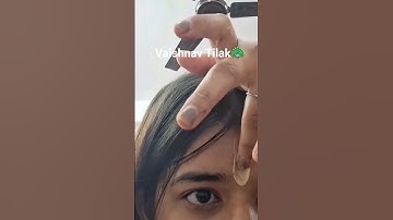 How to apply Vaishnav Tilak?? #iskcon #krishna #Tilak #radheradhe #shorts #trending #viral #cultures