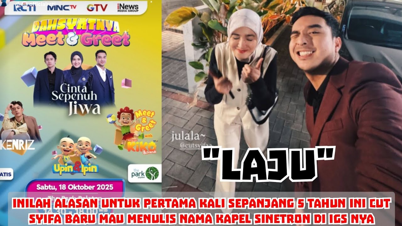 🔴UNTUK PERTAMA KALI SEPANJANG 5 TAHUN INI CUT SYIFA MENULIS NAMA KAPEL SINETRON DI IGS NYA