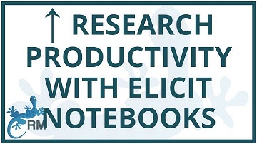 Elicit Notebooks | Enhance your Research Productivity