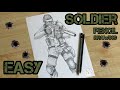 How to draw a soldier special forces  drawing tutorial