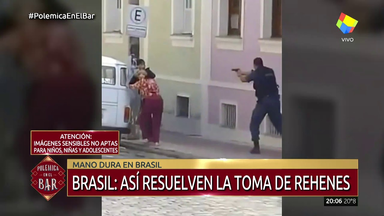 Un Policía Mató A Un Delincuente Que Tenía Una Mujer De Rehén Y Bolsonaro Lo Felicitó -