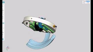 Double pendulum WEC. Miniaturized device NX simulation