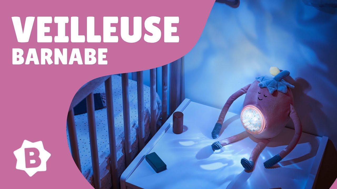 Badabulle Barnabe Cuddly Musical Nightlight Toy