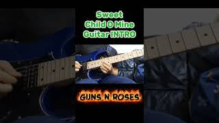 Sweet Child O Mine INTRO, GUNS N ROSES performed by 11 yo Jun #guitar #guitarcover #gunsnroses #rock