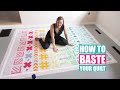 How to baste a quilt with Basting Spray