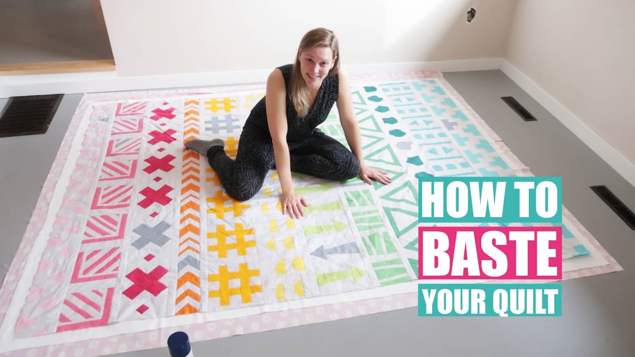 How to Spray Baste a Quilt - Mythic Seam