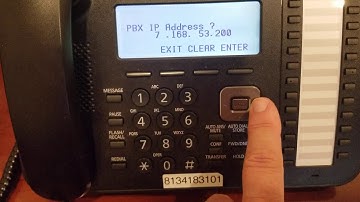 Panasonic KX-NT5XX PBX IP Setup