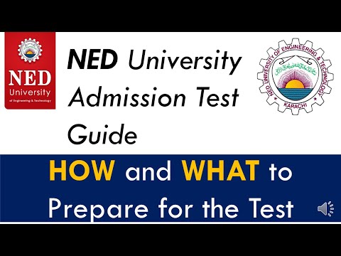 Preparation Guide For NED University Entry Test