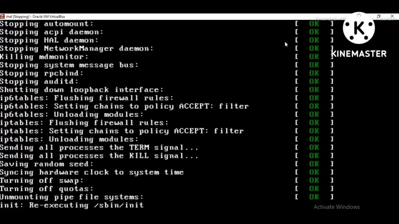 shutdown Linux command init 0