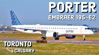 TRIP REPORT: Porter Airlines (Embraer E195E2) | Toronto (YYZ)  Calgary (YYC) |Reporte de vuelo HDR