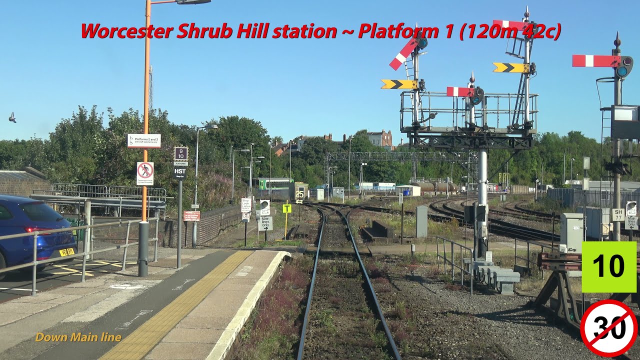 London Paddington to Hereford train Cab Ride - 4K