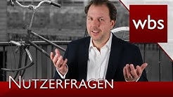 Nutzerfragen: Darf ich von mir geklaute GegenstÃ¤nde zurÃ¼ckklauen? | Rechtsanwalt Christian Solmecke  - Durasi: 4:11. 