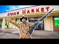 ASIAN MARKET Duck Hunting CHALLENGE!!! (Catch Clean Cook)