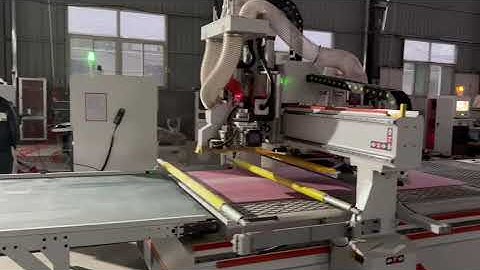 Plaster Boards Cutting With Saw Cutting ATC CNC Router Machine with Loading and Unloading Table