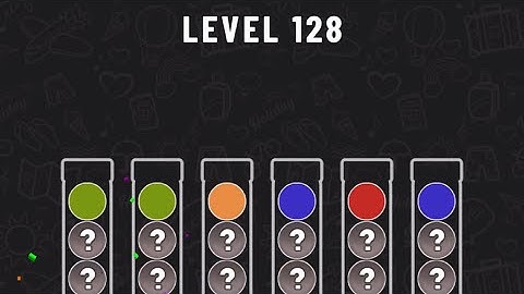 Ball Sort Puzzle Level 128 #ballsortpuzzle #ballsortpuzzlegameplay #puzzlegame #mobilegames
