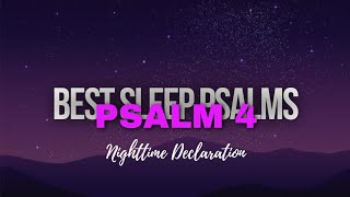 Best Psalm For Sleep | Psalm 4 • Nighttime Affirmations #soothingrelaxation #calming #biblereading