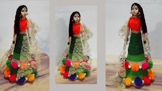 Doll made from waste