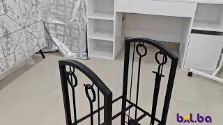 Čelični Stalak Za Drva S Priborom Pk011 Elegantan & Praktičan Dodatak Za Kamin Bxl.ba