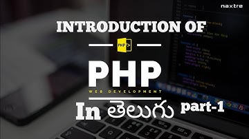 What is PHP Introduction In Telugu With Notes//part-1